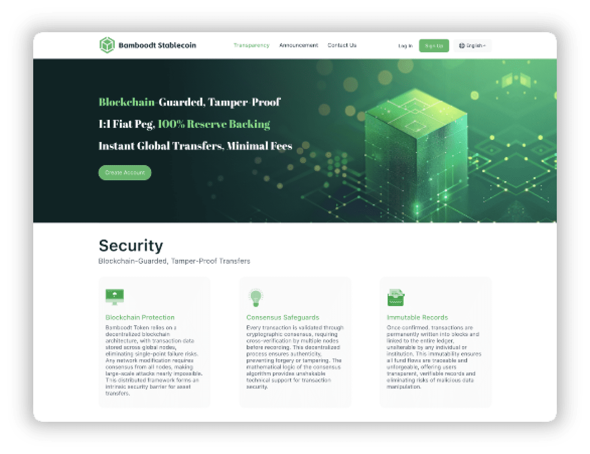 Bamboodt’s “Stablecoin Issuance Product” is officially launched